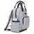 Monbebe Rebel Diaper Bag Backpack With Changing Pad And Stroller Hooks, Grey