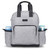 Monbebe Rebel Diaper Bag Backpack With Changing Pad And Stroller Hooks, Grey