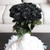 Painted Blade Confetti Roses - 50 Cm - Fresh Cut Flowers - 50 Stems - Black/white Roses - By Bloomingmore