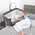 Yacul Baby Bassinet Bedside Sleeper Portable Baby Bed Side Crib Height Adjustable With Music Box And Toys Dark Gray