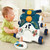 Costway 3-in-1 Baby Sit-to-stand Walker W/ Music & Lights Function
