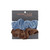 Hairitage Corduroy Hair Scrunchies – Slate Blue And Chocolate, 2pc