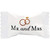 Mr. & Mrs. Wedding Buttermints, Mint Candies, After Dinner Mints, Butter Mint Candy, Fat-free, Individually Wrapped (55 Pieces)