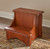 Powell Palamar 2-step Bed Stepswith Storage, Lightly Distressed Woodbury Mahogany Finish
