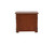 Powell Palamar 2-step Bed Stepswith Storage, Lightly Distressed Woodbury Mahogany Finish