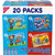Nabisco Fun Shapes Variety Pack Barnum's Animal Crackers, Teddy Grahams & Chips Ahoy!, 20 Snack Packs