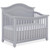 Evolur Madison 5 In 1 Curved Top Convertible Crib, Silver Shimmer