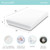 The Peanutshell Gray, White, Multi-color Celestial Galaxy Microfiber Sheet Sets, Crib, Washable(4 Pieces )
