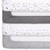 The Peanutshell Gray, White, Multi-color Celestial Galaxy Microfiber Sheet Sets, Crib, Washable(4 Pieces )