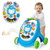 Sit-to-stand Toddler Learning Walker With Lights And Sounds-blue
