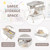 Babyjoy Baby Diaper Changing Table Folding Newborn Nursery Organizer W/wheel Water Basin