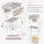 Babyjoy Baby Diaper Changing Table Folding Newborn Nursery Organizer W/wheel Water Basin
