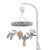 Little Love By Nojo Lil Fox And Deer Musical Mobile, Grey, Unisex, Infant Nursery