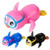 3 Pack Wind Up Swimming Penguin Bath Toy, By Random