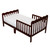 Fizzy Baby Wood Toddler Bed, Espresso