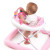 Bright Startsidfkj Juneberry Baby Walker With Activity Station, Pink, 6-12 Months.