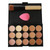Big Saving/clearance,15 Colors Face Concealer Contour Palette +makeup Brush Sponge