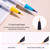 White Eyeliner Matte Color Liquid Eyeliner 8 Colors Waterproof Long Lasting Colorful Eye Liner Pen 1ml