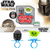 Star Wars Candy Party Favors Individually Wrapped The Mandalorian Darth Vader And The Child Character Shaped Lollipop Rings, 18 Count