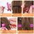 Mlfire 60pcs Hair Perm Rods Set 5 Sizes Hair Cold Wave Rod Curlers Plastic Hair Curling Rollers For Women Perming Hairdressing Styling Supply Tools