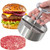 Foci Cozi Hamburger Press Patty Maker- Stainless Steel Burger Patty Mold Making Mold Meat Beef Pork Lamb Cheese Halal Nut Veg Veggie Burger Maker For Bbq Barbecue Grill
