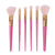 Profusion Cosmetics Sweet Holiday 6pc Face And Eyeshadow Make Up Brush Vault