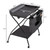 Joymor 2-in-1 Foldable Baby Diaper Changing Table With Wheels, Portable Nursery Dresser Organizer, Black