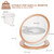 Xjd Baby Potty Training Toilet,toddler Toilet With Soft Pu Seat,removable Potty Pot,gold