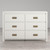 Little Seeds Monarch Hill Haven 6 Drawer Kids Dresser, White