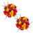 Rainbow Gerbera Bouquet - Fresh Cut -  31 Stems - 2 Pack