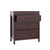 Storkcraft Horizon 3 Drawer Modern Changing Vertical Dresser Espresso Finish