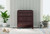 Storkcraft Horizon 3 Drawer Modern Changing Vertical Dresser Espresso Finish