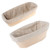 Oval Bread Proofing Basket Natural Rattan Bread Baking Supplies With Cloth Bag For Professional Home Sourdough Bread Baking 8.3"*5.5"*2.8"
