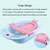 Tiabiaya Baby Bath Net Tub Security Support Child Shower Care For Newborn Adjustable Safety Net Cradle Sling Mesh-pink