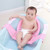 Tiabiaya Baby Bath Net Tub Security Support Child Shower Care For Newborn Adjustable Safety Net Cradle Sling Mesh-pink