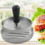 Zalaga High Quality Round Shape Hamburger Press Aluminum Alloy Hamburger Meat Beef Grill Burger Press Kitchen Food Mold,a