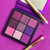 9 Colors Eyeshadow Palette Eye Makeup Glitter Eye Shadow Shimmer Bling Diamond Metallic Matte Shimmering Eyeshadow Palette Cosmetic(purple)