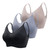 Pretty Comy 3-pack Hands Free Pumping Bra Breast-pumps Holding Nursing Bra Breastfeeding-pumps Bras Wire Free Maternity Nursing Bra