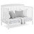 Delta Children Hanover 6-in-1 Convertible Baby Crib, Bianca White