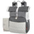 Fisher-price Multipocket Roll Top Diaper Bag Backpack With Portable Changing Pad - Gray