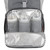 Fisher-price Multipocket Roll Top Diaper Bag Backpack With Portable Changing Pad - Gray
