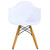 Topbuy Children Table & 4 Chairs Set Solid Construction 5 Pcs Dining Table Toddler
