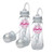 Podee Hands Free Baby Bottle - Anti-colic Feeding System 9 Oz (2 Pack - Pink)