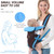 Pengxiang Ergonomic Baby Carrier Backpack, Lightweight Windproof 4 Positions Front And Back Wrap Rider,360° Ergonomic All Season Baby & Child Infant Toddler Newborn Carrier Backpack