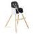 Dream On Me Lulu 2-in-1 Highchair, Convertible, Compact High Chair, Light Weight, Portable, Black