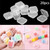 Yannee 20 Pcs Mini Transparent Plastic Small Box,jewelry Earing Storage Case Tool,earplugs Container