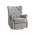 Second Story Home Alice Upholstered Wingback Swivel Tufted Recliner- Dappled Gray