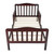 Ktaxon Baby Toddler Bed Solid Wood Bedroom Furniture With Safety Rails Espresso