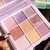 9 Colors Shimmer Matte Eyeshadow Makeup Pallet Set Palette Long-lasting Eye Shadow Purple