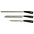 Berkel Elegance Black Stainless Steel 3 Piece Prosciutto Knife Set